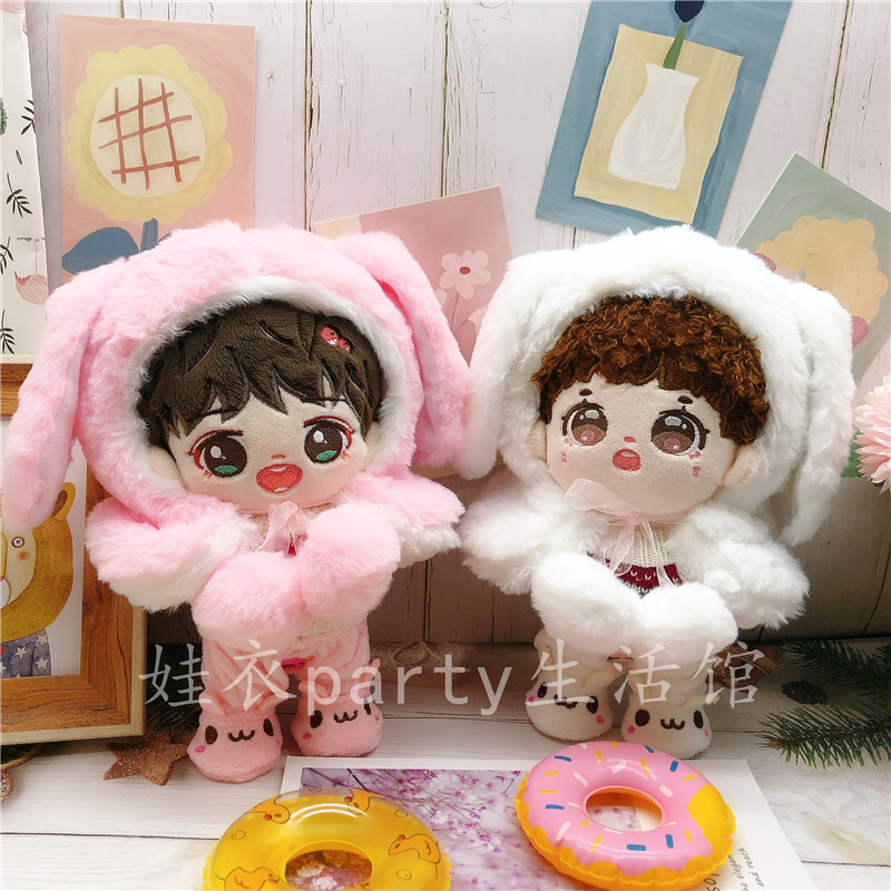 Spot 20cm Clothes Autumn Winter Shawl 20 cm Doll Autumn Winter Clothes Suit Warm Clothes Pants No Property