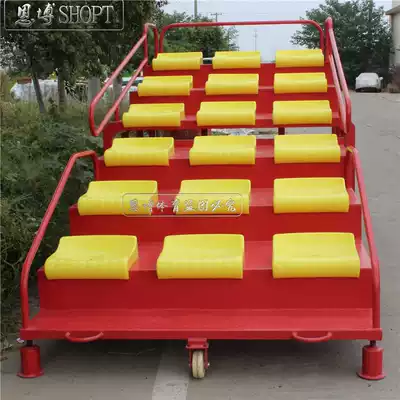New Red Classic 18-seat terminal referee stand stand referee end platform telescopic mobile terminal timekeeper