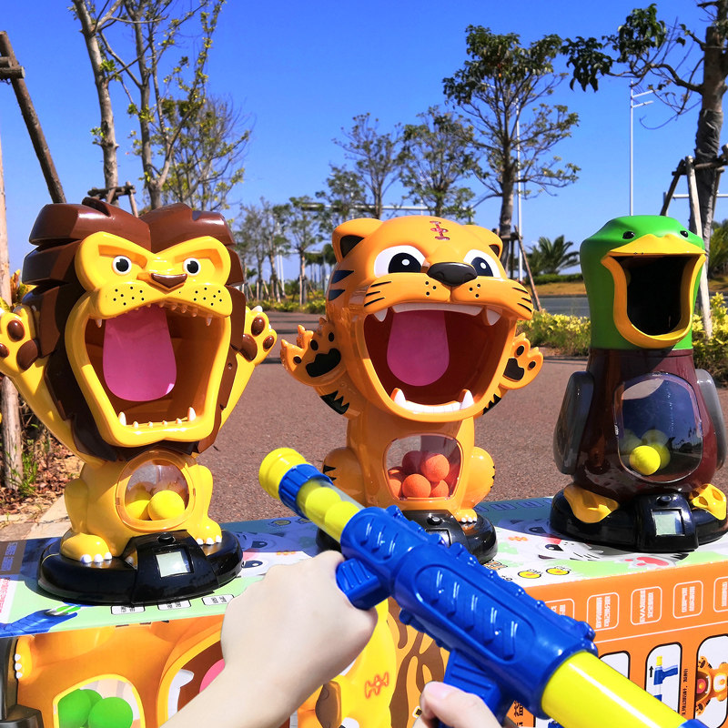 Children's electric toy gun beats me duck boy 7-9-year-old is intellectually soft-slingshot airgun can fire a bullet 56