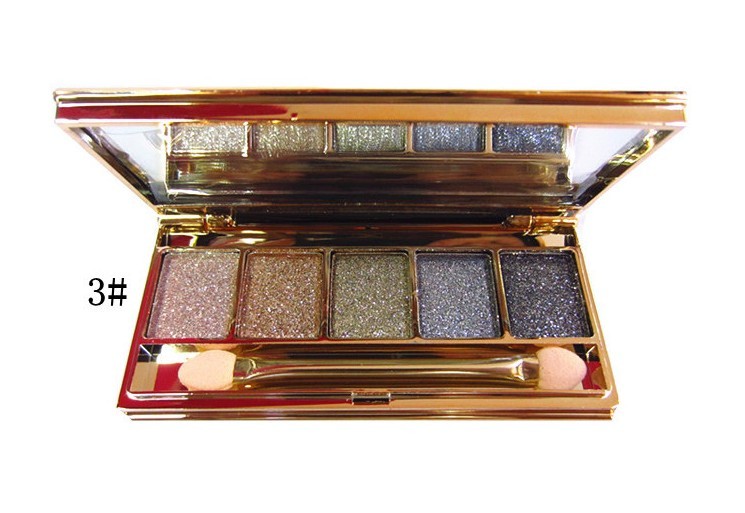 Counter chính hãng Winnie Cub 5 màu phấn mắt nhấp nháy cuối cùng trang điểm khói trái đất màu multicolor trang điểm ngọc trai phấn mắt anylady