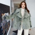 Mùa đông 2019 mới áo lông cừu Tuscan nữ nước ngoài phong cách ngắn lông cừu da - Faux Fur