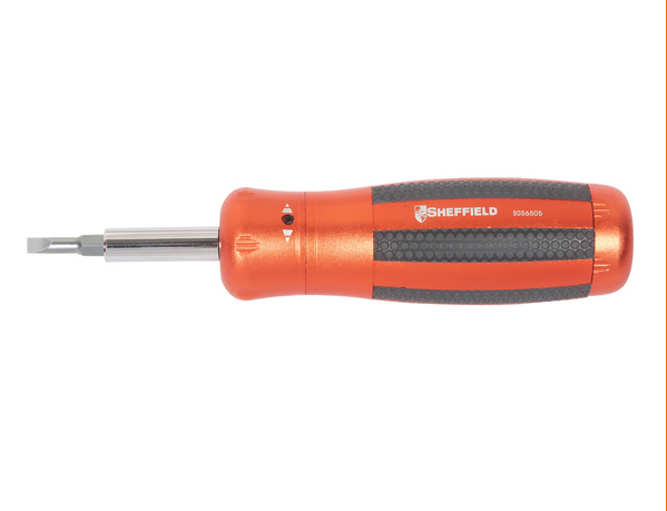 Steel Shield S056505 Quick 13-in-1 Ratchet Aluminum Alloy Handle Screwdriver Cross Flower Fastening Tool