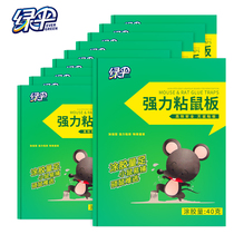 Green umbrella sticky mouse board super strong 10 pieces of household mouse paste rodent rodenticizer clip catch mouse glue