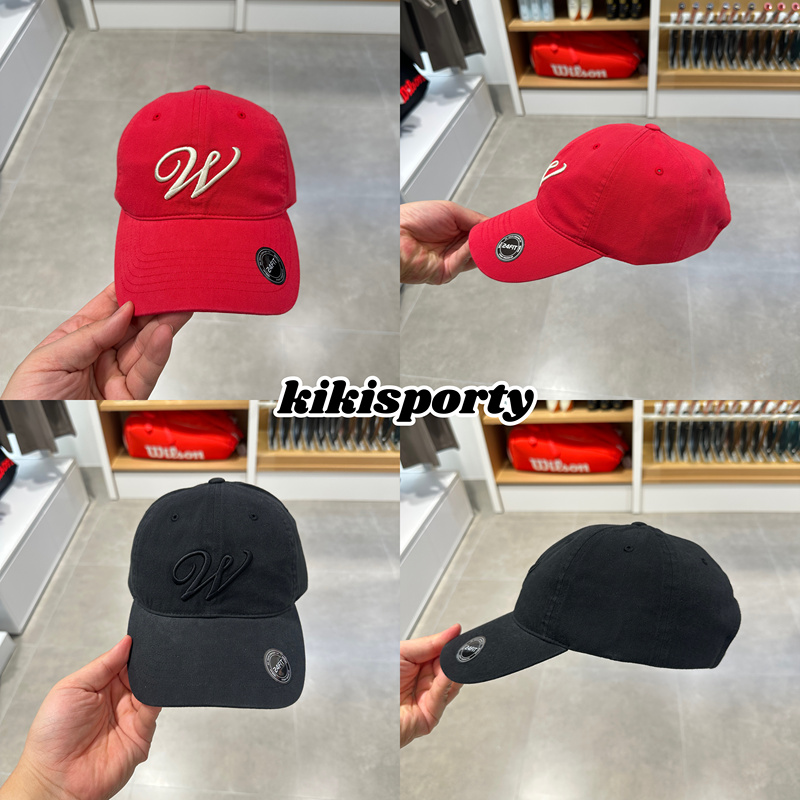 Korean Direct Mail Wilson26 New Tennis Sports Cap for Men and Women, Fashionable Hat, Adjustable