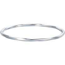 Saturday Fu PT950 platinum bracelet for women shiny Möbius strip closed bracelet Chinese Valentines Day gift for girlfriend
