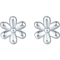Saturday Fu platinum pt950 earrings for women shiny fashionable high-end earrings Chinese Valentines Day gift for girlfriend