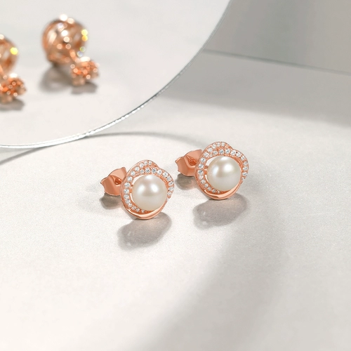 Элегантные серьги из жемчуга, серебро 925 пробы, подарок на день рождения