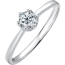 Saturday Fu PT950 platinum diamond ring womens natural real diamond passionate love bright engagement proposal diamond ring official