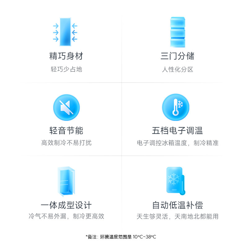 米家BCD-206MDM02冰箱图片