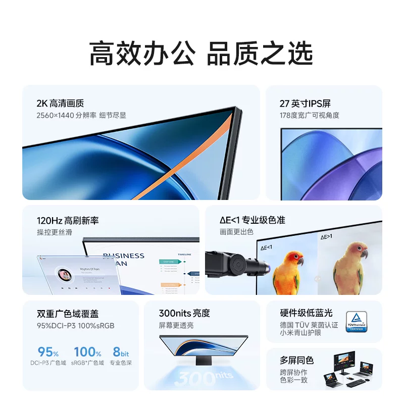 [Монитор офисный 27 дюймов Redmi A27Q 2026 2K 120Hz IPS с двойной широкой цветовой палитрой]