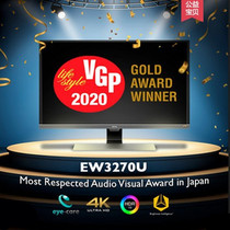 BenQ 32 inch 4khdr monitor EW3270U wisdom love eye 10bit wide color gamut ps4 game VA screen