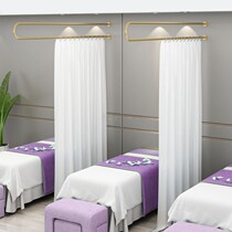 Beauty salon partition blinds light transmission non-radiopaque yarn Veil Wellness Room Curtain-curtains Curtains Curtain-curtains Curtains Bed Curtain Mesh Red White Yarn Customised