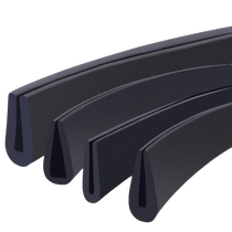 Rubber edge strip U-shaped rubber strip Rubber anti-collision strip Glass inlay seal strip Edge strip Card slot strip