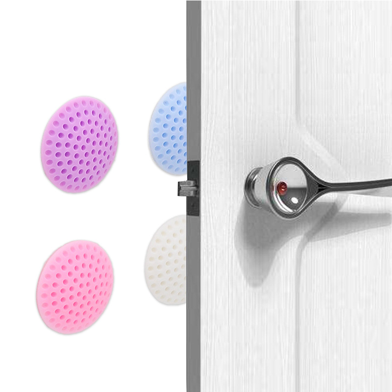 Door handle anti-collision pad door rear anti-collision sticker anti-collision mute pad door gear wall anti-collision pad silicone anti-vibration pad door suction