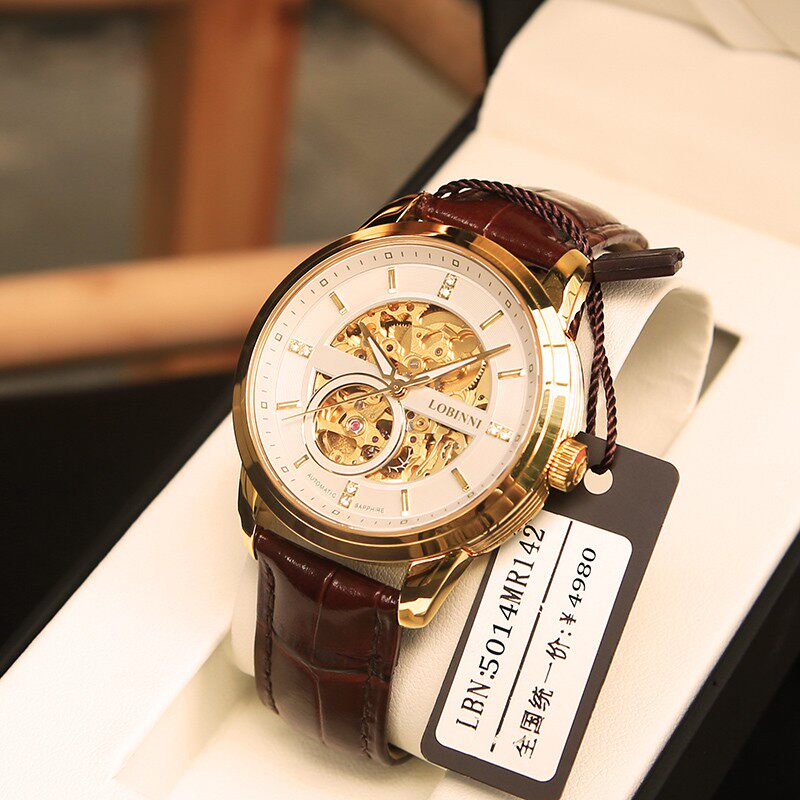 2022 New Robin Niwatch Men's Watch Men's Meter Fully Automatic Nameplate Brand Waterproof Hollowed-out 2022