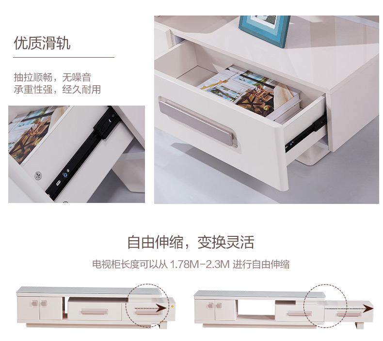 Tất cả bạn bè nội thất tối giản hiện đại bàn cà phê tủ TV bàn ăn và ghế kết hợp căn hộ nhỏ nhà khách đồ nội thất nhà hàng 36111 - Bàn trà bàn kính