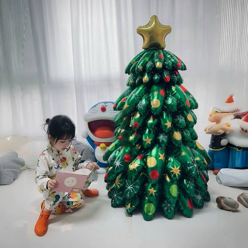 Надувной трехмерный рождественский воздушный шар, атмосферный декор для детского сада