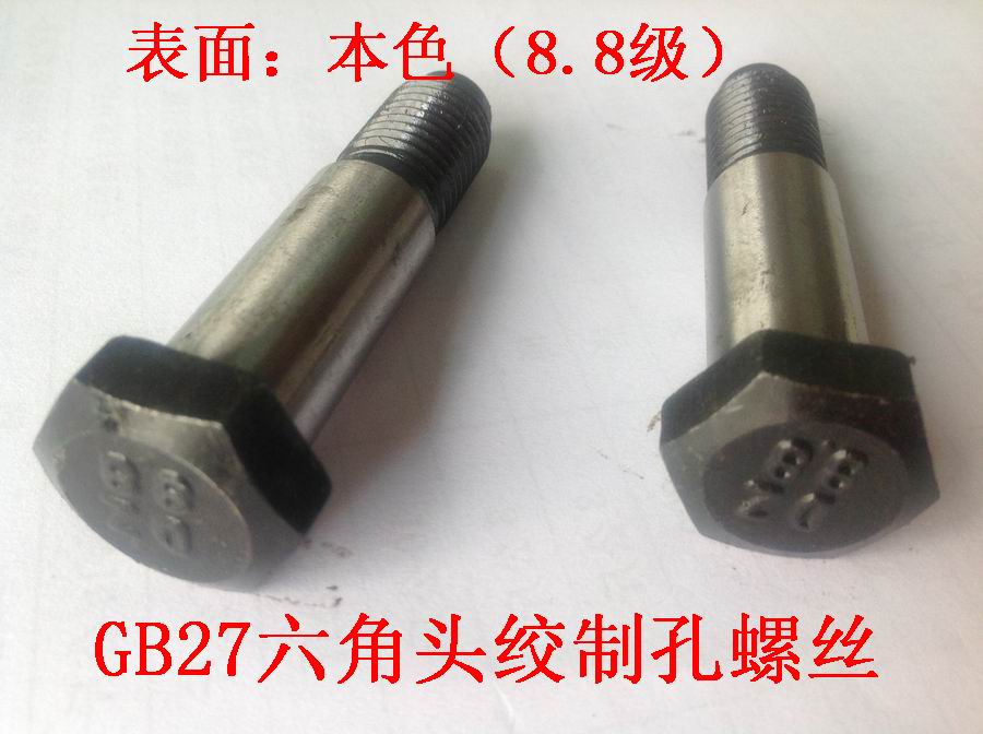 8 8 Class GB27 Hexagonal head hinged hole bolt Outer hexagonal plug screw M16 series