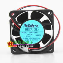 Japan NIDEC D06T-24TU 62B 6025 6CM 24V 0 10A mute inverter cooling fan