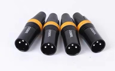 Choseal autumn leaf original QD2003B Cannon male plug three-core microphone power amplifier signal audio microphone head