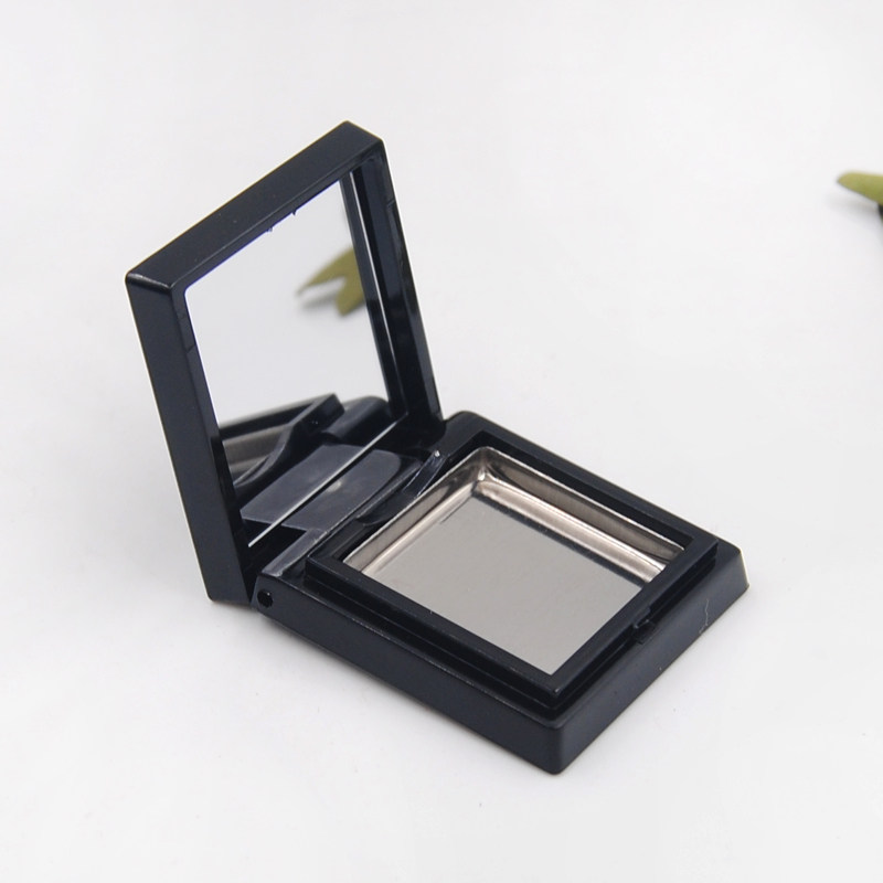 Ginger pork belly highlight lipstick eye shadow sub-pack pressure plate trial bag magnet DIY empty plate square box with mirror