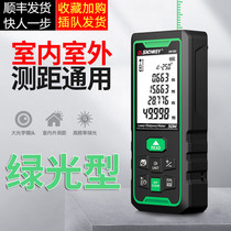 Deep Dawei outdoor green light rangefinder Laser high precision infrared measuring tools Measuring room meter Handheld electronic ruler