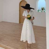 Big Code Women Dress Foreign Air Shade Black Tandem Dress 2020 Summer New Fat Mm Method Cashies Casserian Dresses Slim