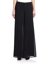  Silk wide-leg pants with fairy 4 10% off clearance~