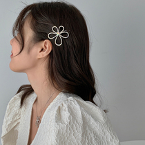 Cassia flower hairclip Korean clip headdress rhinestone broken hair edge clip girl hair accessory 2021 New Tide summer
