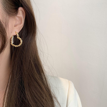 Summer love pearl earrings 2021 New Tide temperament earrings womens net red with advanced atmospheric earrings