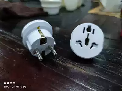 South Korea conversion plug German standard European standard converter Bali Thailand Russia Europe Vietnam Germany France