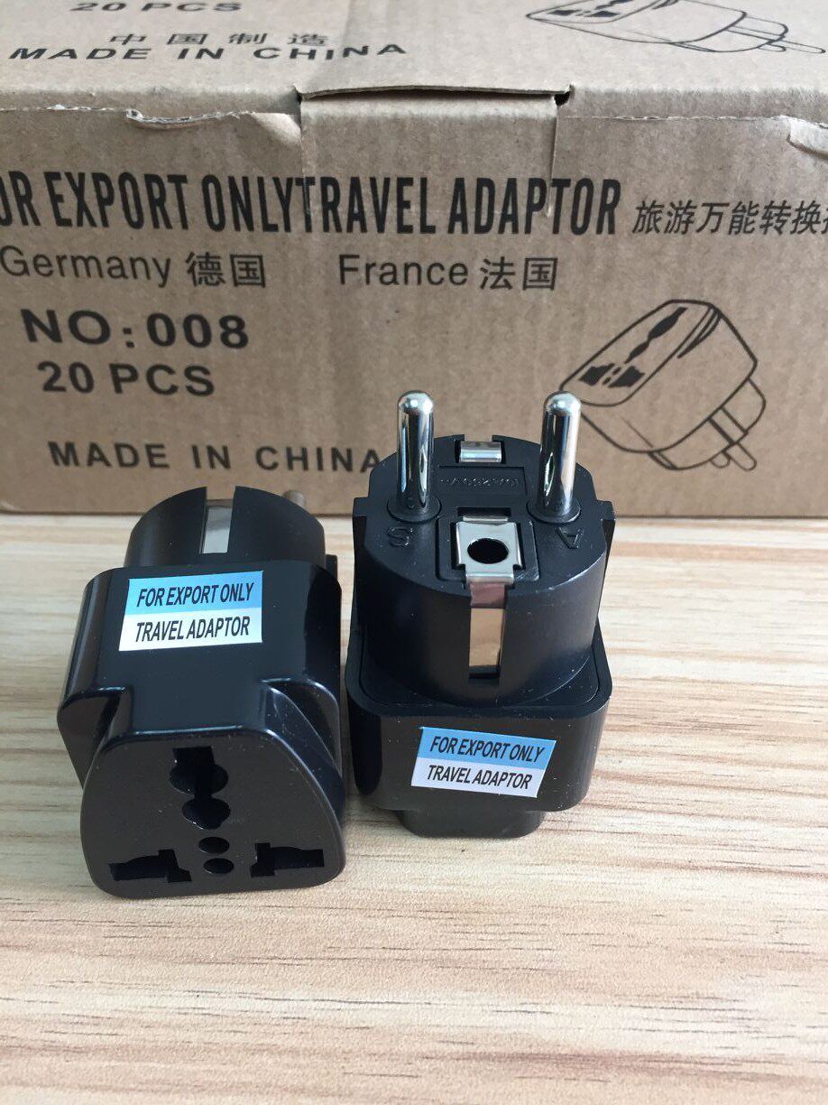 South Korea conversion plug travel power converter Design conversion socket UEFA Eurolabel Germany France Russia
