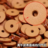 Кожаные бусины, двусторонная двухэтажная прокладка, четки бодхи из грецкого ореха, аксессуар, воловья кожа