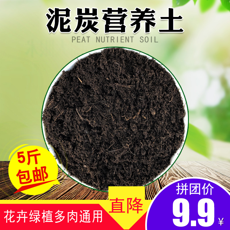 Clay Peat Moon Monsoon Season Home-grown Flowers Potted Grass Charcoal Tuo Multimeat Plant Nutritious Tutei Organic Fertilizer Soil Growing Earth