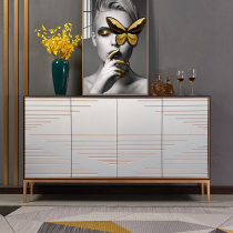 Light luxury closed closet in the door shoe cabinet entry screen decoration cabinet living room partition locker modern minimal dining side cabinet