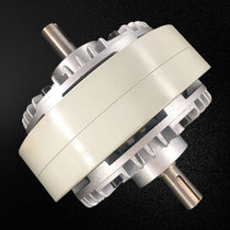 Double output shaft magnetic powder clutch 0 6kg-40kg magnetic powder brake Huayang controller power supply DC24V brake