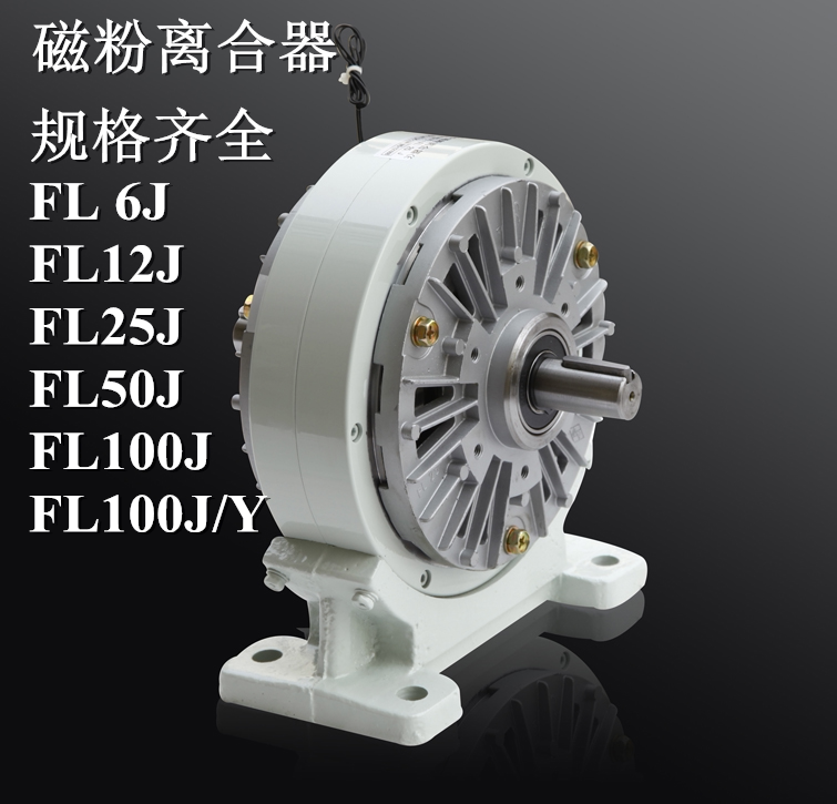 FL25J FL50J FL100J FL200J Y FL400JY Lanling double shaft magnetic powder clutch with machine base