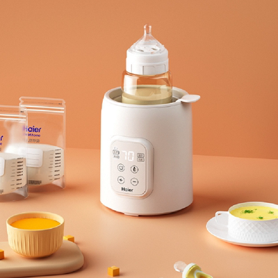 海尔温奶器自动恒温奶瓶消毒器二合一暖奶器婴儿热奶神器智能保温