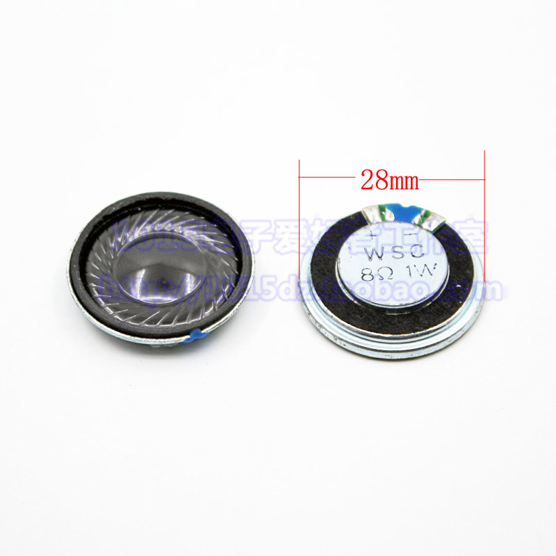 Small speaker 8R 1W diameter 28MM 8 Ohms 1 watt ultra-thin speaker doorbell toy car small speaker