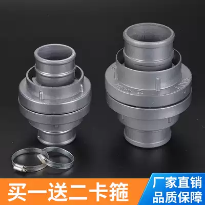 50 6525 inch fire thickening fast and simple aluminum connector DC water gun tube clip