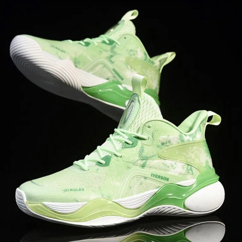 Iverson Official Authentic Basketball Shoes Men's Summer Breathable Ultra-Light Sports Running Shoes Youth Casual Trendy Shoes