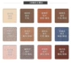 Matte Mermaid Eye Shadow Orange Flower 12 Color Marble Eye Shadow Palette Official Official Pearlescent Matte Girl Cosmetics - Bóng mắt