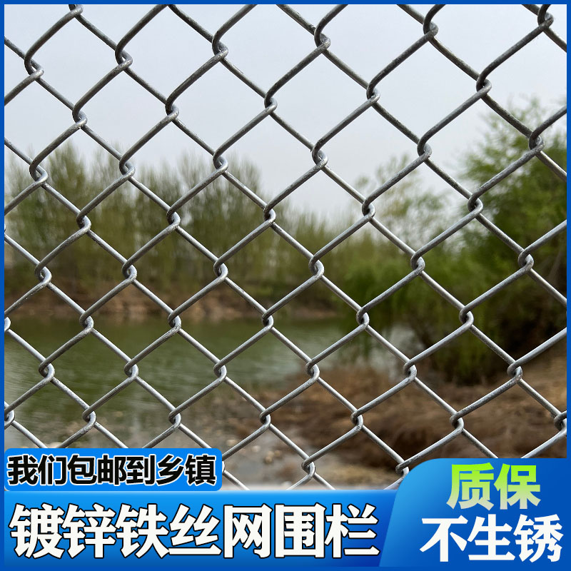 Galvanized Iron Wire Mesh Protection Hook Flower Mesh Steel Wire Mesh Breeding Goat Cattle Pigsty Nets Orchard Fencing Fence Guard Net