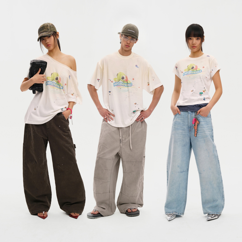 Masonprince｜Vacation Series Sea Turtle Expert Sticker Color Diamond Short Sleeve Three Versions Available