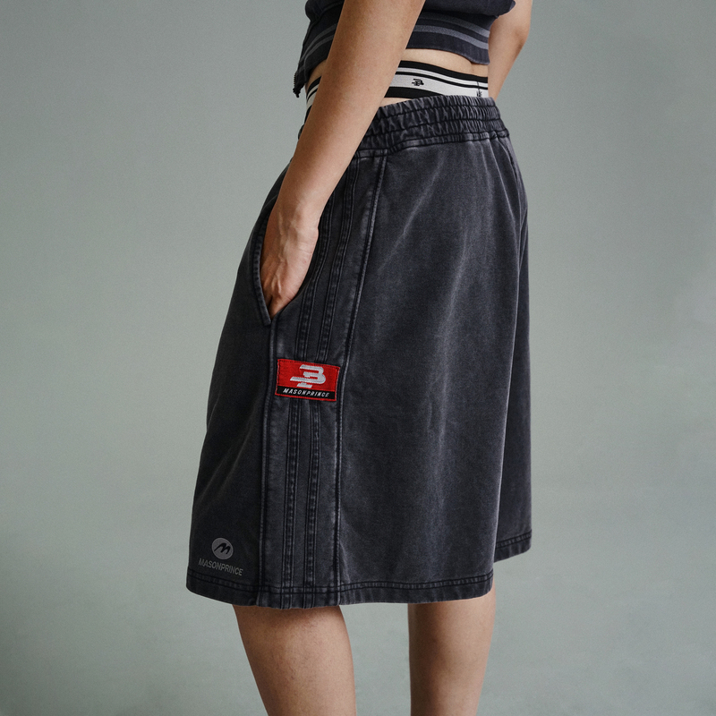 Masonprince | Sponsor Red Label Motorcycle Series 320g Knitted Shorts (Dual Version) Masonprince | Sponsor Red Label Motorcycle Series 320g Knitted Shorts (Dual Version)