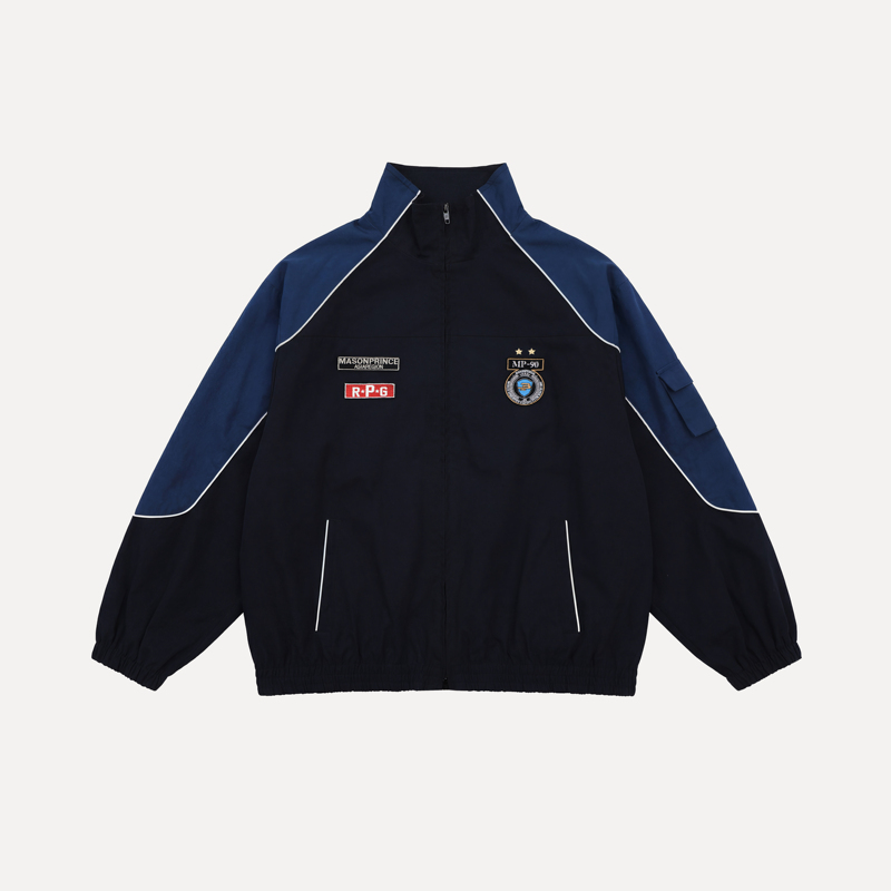 Masonprince* 26 Early Spring M·Sport Club Badge Old-School Training Jacket