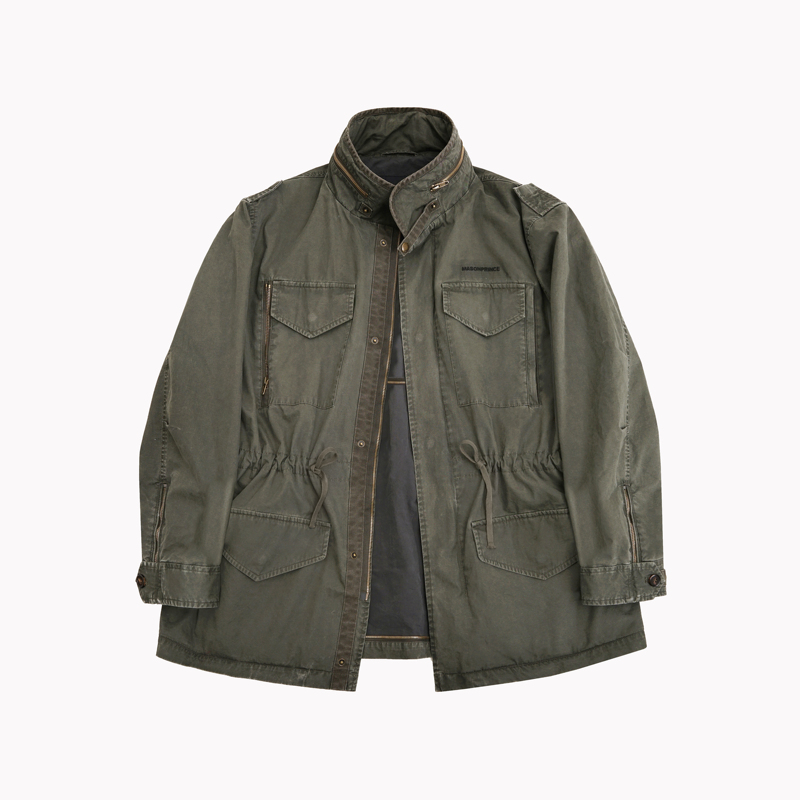 Masonprince* 26 Early Spring Multi-Functional Dual-Use Vintage Nostalgic M43 Cotton Jacket
