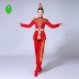 Mới Hoa Mộc Lan người lớn đánh trống phù hợp với phong cách Trung Hoa trẻ em trang phục biểu diễn opera nữ quân nhân đồng phục Mu Guiying trang phục biểu diễn 