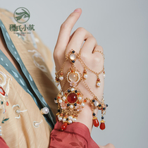 Jis Xiaozhu red bean original retro style exotic tan collar jewelry bracelet