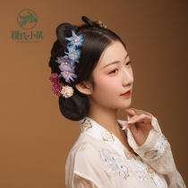 Jis small building spot small hair hairpin original ancient style Hanfu embellishment hair accessories two-color optional hairpin
